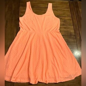 Peach Tank Top Dress